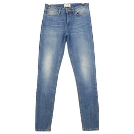Acne Akne mager 5 Vintage-Jeans Blau
