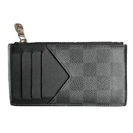 Louis Vuitton-LV Coin Card case damier graphite-Grey