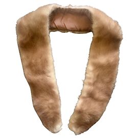 Autre Marque collo di visone oro vintage 60'S Beige
