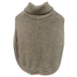 Gucci Poncho aus Wolle Grau Grau