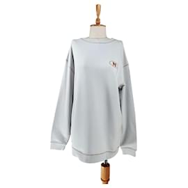 M Missoni Oversize Sweatshirt Grau Baumwolle Grau
