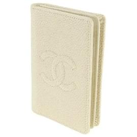 Chanel-* CHANEL card case Business card holder Caviar skin Coco mark with guarantee card-Other