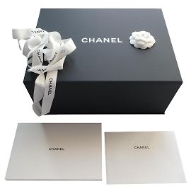 boite vide chanel pour sac a main Noir