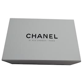 chanel empty box for handbag White