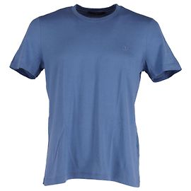 T-shirt classica Louis Vuitton in cotone blu Blu
