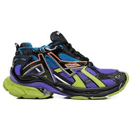 Balenciaga-Balenciaga - Sneaker Runner Blue/Orange-Blue