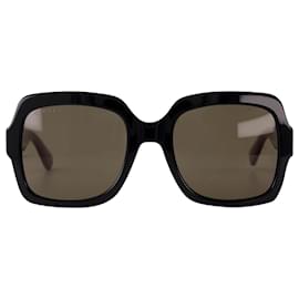 Gucci-Sunglasses in Black/Green/Brown Acetate-Multiple colors