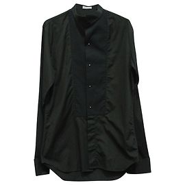 Camisa Dior de dos tonos de algodón negro Negro