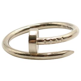 Cartier Juste Un Clou Ring aus Weißgold Silber