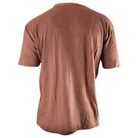 Dolce & Gabbana-Dolce & Gabbana Roman Printed Short Sleeve T-shirt in Brown Cotton-Other