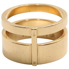 Repossi Berbero 2 Anello Rows in Oro Rosa Rosa