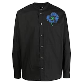 Kenzo-Kenzo Black 'Poppy' shirt-Black