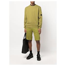 Autre Marque-C.P Company Sweatshirt Diagonal raised fleece-Yellow