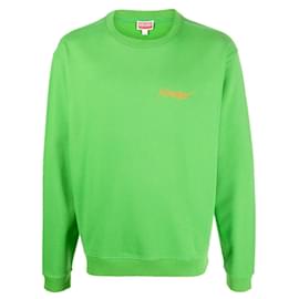 Kenzo-Kenzo Green 'Kenzo Poppy' sweatshirt-Green