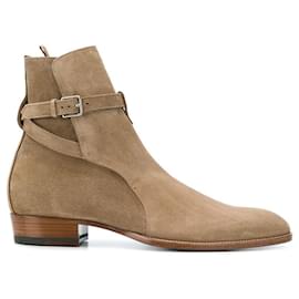 Saint Laurent-Saint Laurent Bottines wyatt 30 jodhpur-Beige