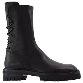 Ann Demeulemeester Louise Ankle Boots in Black Leather Black
