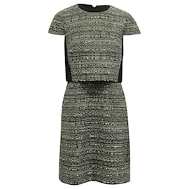 Tory Burch-Tory Burch Two-Toned Tweed Dress in Multicolor Cotton -Multiple colors