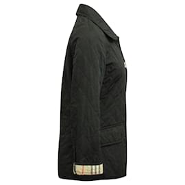 Burberry-Burberry Quilted Jacket in Black Cotton-Black