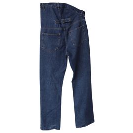 Autre Marque Vaqueros de cintura asimétrica Y/Project de algodón orgánico azul Azul