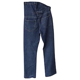 Autre Marque-Y/Project Asymmetric Waist Jeans in Blue Organic Cotton-Blue