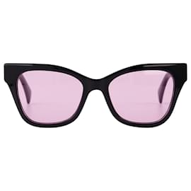 Gucci-Sunglasses in Black/Pink Injection-Pink