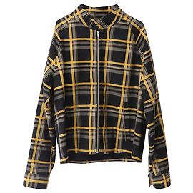 Marni Checked Woven Zip Up Jacket in Multicolor Wool Multiple colors