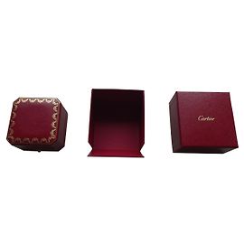 new cartier ring box with overbox Red
