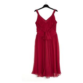 John Galliano DRAPE DE CHIFÓN DE FRAMBUESA40 Rosa