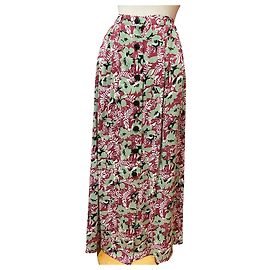 Falda Agnès b. de viscosa multicolor Talla 40 Multicolor