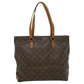 Louis Vuitton-LOUIS VUITTON Monogram Cabas Mezzo Tote Bag M51151 LV Auth jk2397-Other
