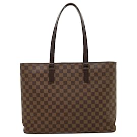 Louis Vuitton-LOUIS VUITTON Damier Ebene Luco Tote Bag SPO N51156 Auth LV 31130A-Autre