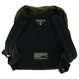 Prada-PRADA Backpack Nylon Khaki Auth ki2113-Khaki