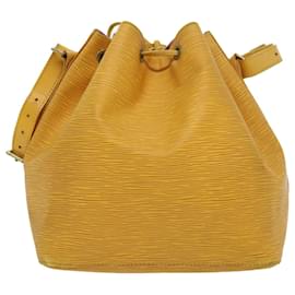Louis Vuitton-LOUIS VUITTON Epi Petit Noe Shoulder Bag Tassili Yellow M44109 LV Auth hs1170-Other