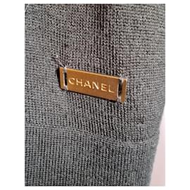 Chanel-Chanel Cardigan with zip-Dark green