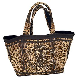 Roberto Cavalli Ropa de playa Negro Estampado de leopardo