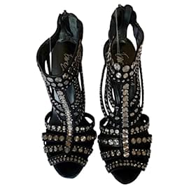 Le Silla-Heeled sandal with platform-Black