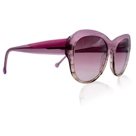 Louis Vuitton-Óculos de sol rosa feitos à mão na Itália Butterfly Mod. LUCIA 03 58/18-Rosa