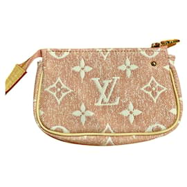 Louis Vuitton-Bolsa clutch para micro acessórios-Rosa