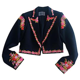 Giambattista Valli-Giambattista Valli x H&M embroidered jacket-Black
