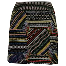 Missoni-Multicolor Metallic ZigZag Mini Skirt-Other