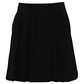 Neil Barrett-black pleated skirt-Black