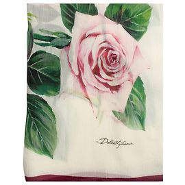 Dolce & Gabbana Xale Estampado Rosa Outro