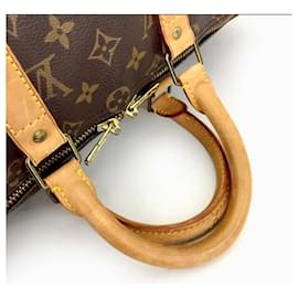 Louis Vuitton-Keepall boston 45-Brown,Beige