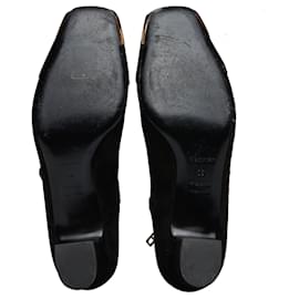 Hermès-Goatskin Permabrass Cap Toe Lindsay Ankle Boots-Black