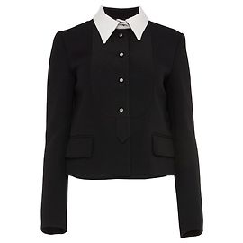 Prada Blazer con colletto a contrasto Nero