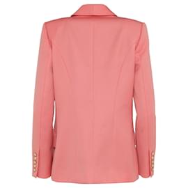 Balmain-Pink double-breasted Blazer-Pink