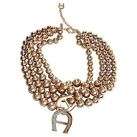 Aigner Collier ébloui Doré