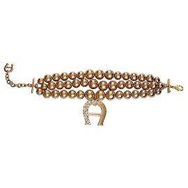 Aigner Bracelet ébloui Doré