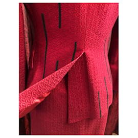 Moschino Cheap And Chic-Skirt suit-Dark red