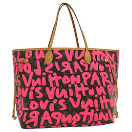 Louis Vuitton-LOUIS VUITTON Monogram Graffiti Neverfull GM Tote Bag M40157 LV Auth yk4940-Other